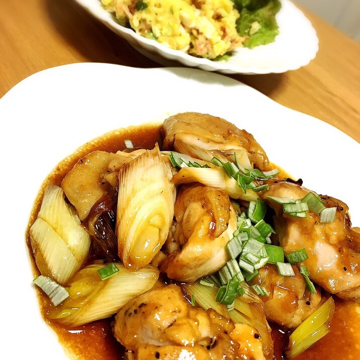 トロトロ〜〜!鶏肉と長ネギのバルサミコ炒め